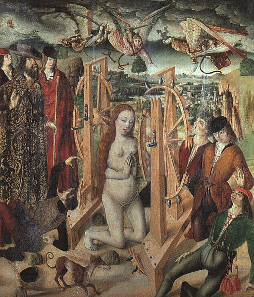 GALLEGO, Fernando The Martyrdom of Saint Catherine France oil painting art